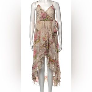 Rococo sand floral print king dress